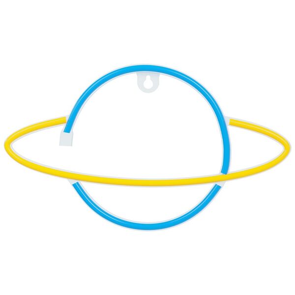 Neon LED Light SATURN yellow blue Bat + USB FLNE11 Forever Light 5900495956170