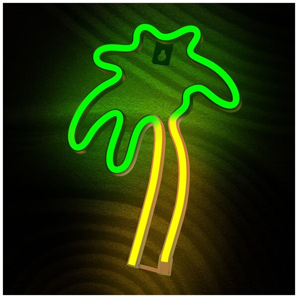 Neon LED Light PALM green orange NNE04 Neolia 5900495064103