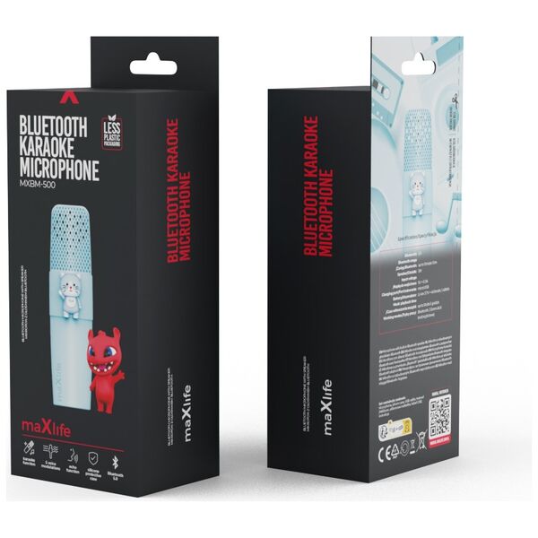 Maxlife Bluetooth microphone with speaker Animal MXBM-500 blue 5900495094032