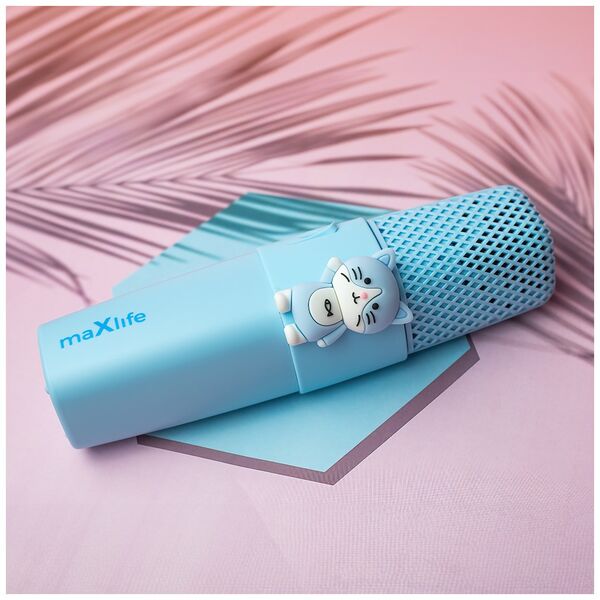 Maxlife Bluetooth microphone with speaker Animal MXBM-500 blue 5900495094032