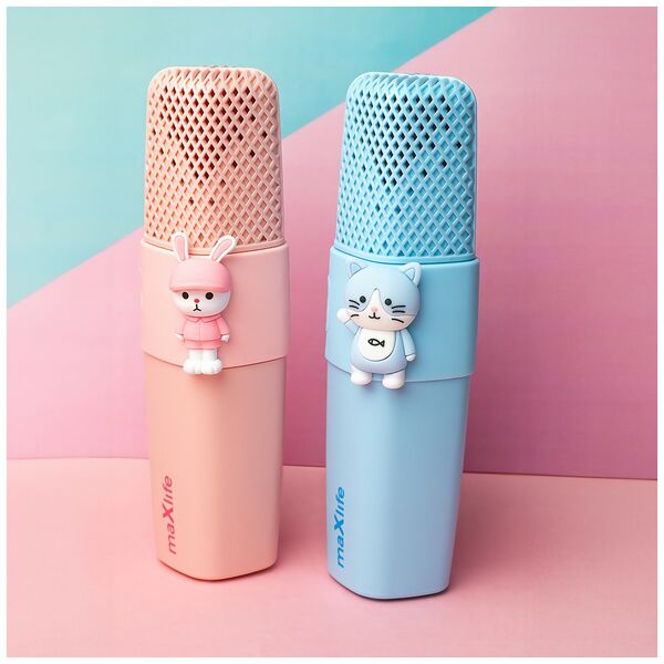 Maxlife Bluetooth microphone with speaker Animal MXBM-500 blue 5900495094032
