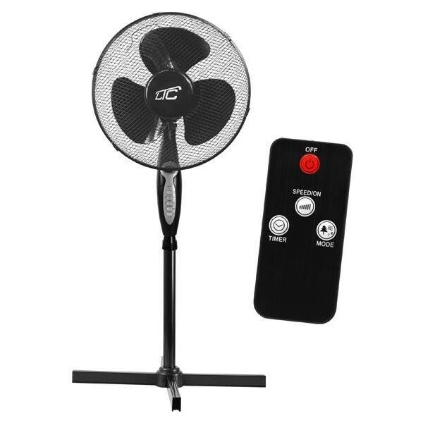 Standing Fan WT06 40W 16&quot; black 3 modes with remote control HQ 5902270749205