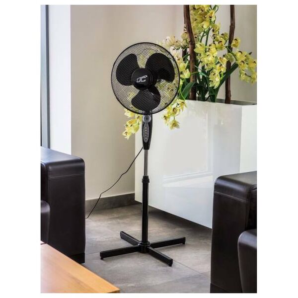 Standing Fan WT06 40W 16&quot; black 3 modes with remote control HQ 5902270749205