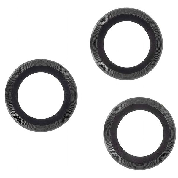Set of lens glasses for iPhone 15 / 15 Plus black frame (2 pcs) 5900495649768