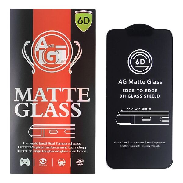 Tempered glass 6D matte for Samsung Galaxy S24 black frame 5907457723160