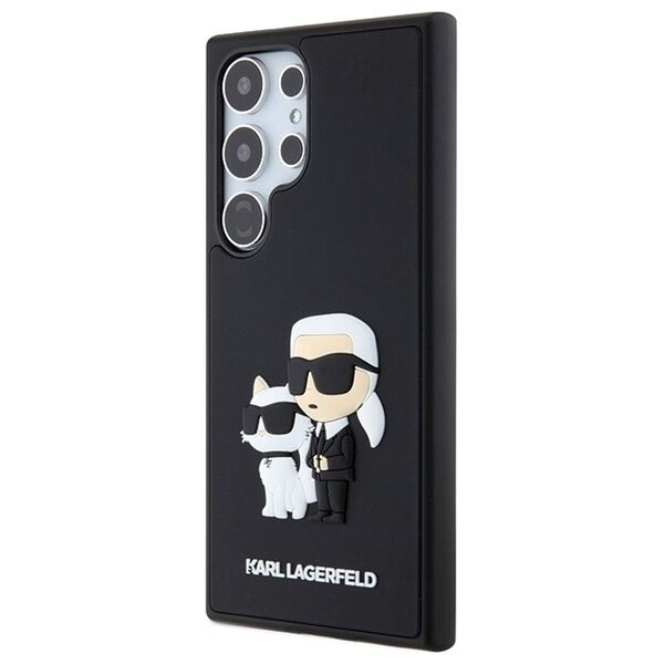 Karl Lagerfeld case for Samsung Galaxy S24 Ultra KLHCS24L3DRKCNK black HC 3D RUBBER KC NFT 3666339241988