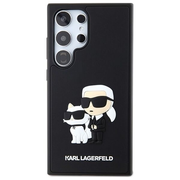 Karl Lagerfeld case for Samsung Galaxy S24 Ultra KLHCS24L3DRKCNK black HC 3D RUBBER KC NFT 3666339241988