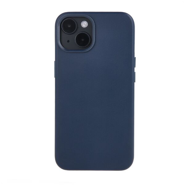 Mag Leather case for iPhone 15 Pro Max 6,7&quot; dark blue 5907457734494