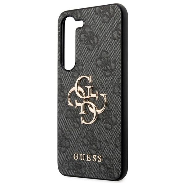 Guess case for Samsung Galaxy A55 GUHCSA554GMGGR black HC PU big 4G metal logo 3666339259570