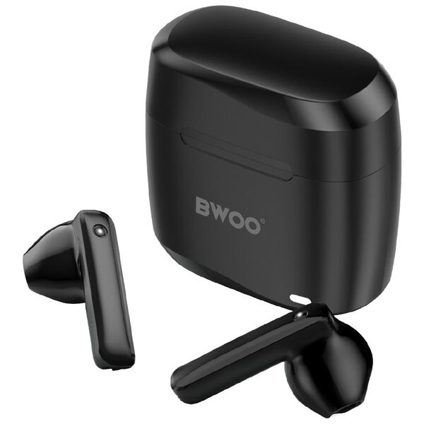BWOO wireless TWS earphones BW94-BK black 6933654811620