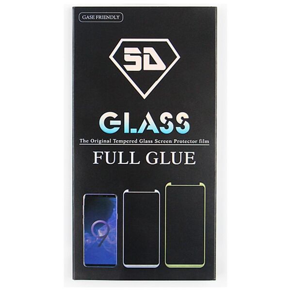 Tempered glass 5D for Oppo Reno 12 Pro black frame 5907457787391