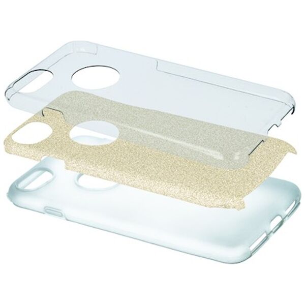 Glitter 3in1 case for iPhone 16 Pro 6,3&quot; gold 5907457788763