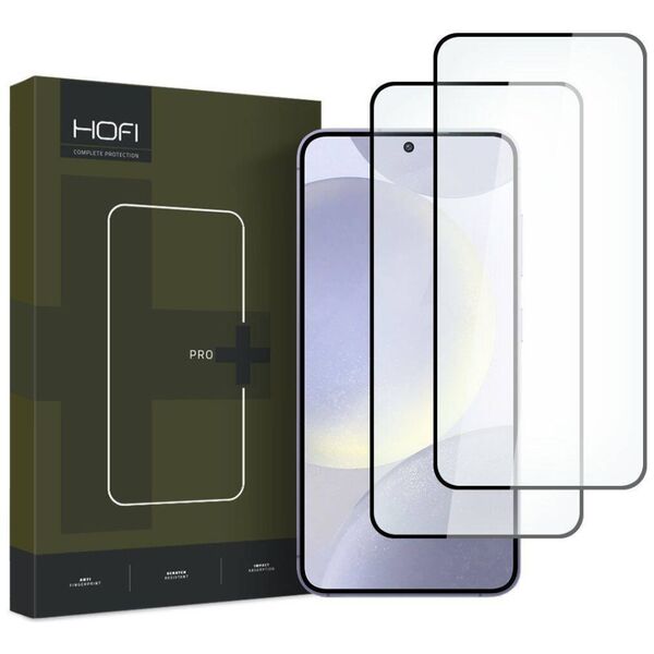 Tempered Glass SAMSUNG GALAXY S24+ HOFI Glass Pro+ 2-pack black 5906203690367