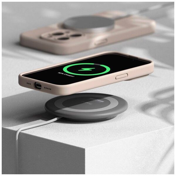 Case APPLE IPHONE 15 PRO Ringke Silicone MagSafe pink 8809919307925