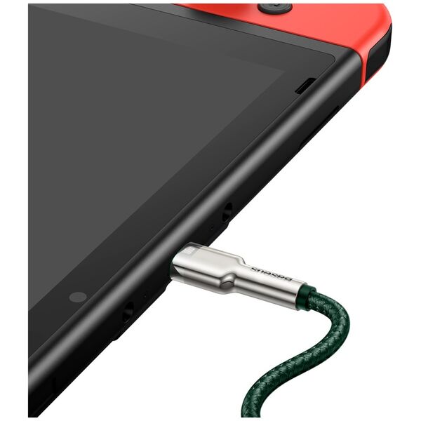 Baseus cable Cafule Metal PD USB-C - USB-C 2,0 m green 100W 6953156202399