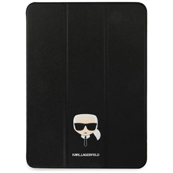 Karl Lagerfeld case for iPad 12,9&quot; Pro 2021 KLFC12OKHK Book Cover black Saffiano Karl Head 3666339030407