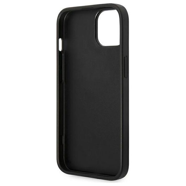 Guess case for iPhone 14 6,1&quot; GUHCP14SG4GFGR gray Basic PC/TPU 4G PU case Gold Logo 3666339094034