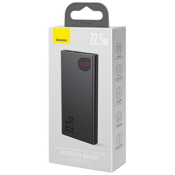 Baseus power bank Adaman 22,5W 10000mAh black 6932172618292