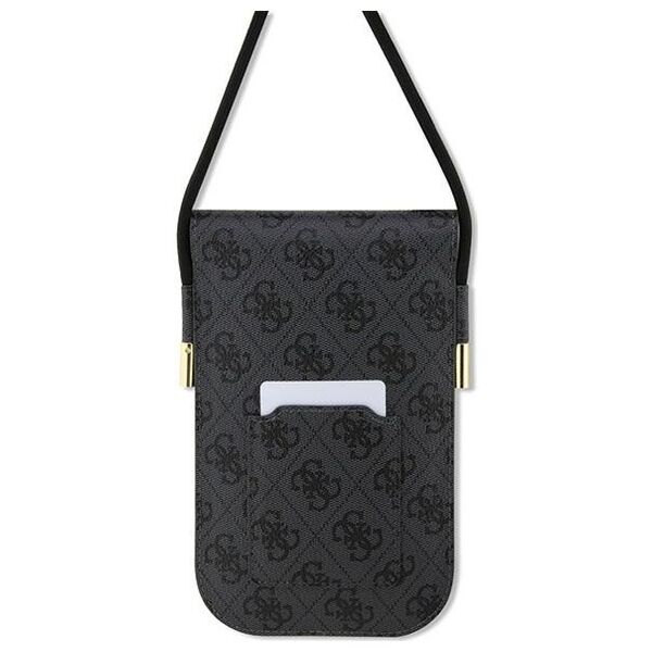 Guess bag for phone GUOWBP4SNSK black Wallet 4G Cord Script 3666339127671