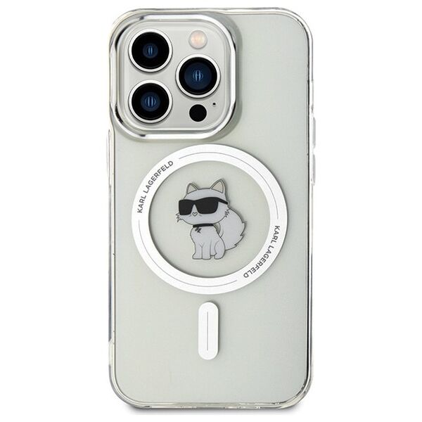 Karl Lagerfeld case for iPhone 15 Pro 6,1&quot; KLHMP15LHFCCNOT transparent HC Magsafe IML C 3666339162412