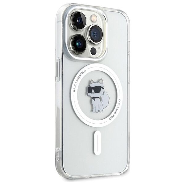 Karl Lagerfeld case for iPhone 15 Pro 6,1&quot; KLHMP15LHFCCNOT transparent HC Magsafe IML C 3666339162412