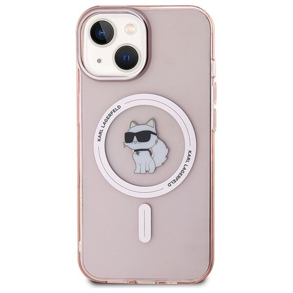 Karl Lagerfeld case for iPhone 15 6,1&quot; KLHMP15SHFCCNOP pink HC Magsafe IML C 3666339162511