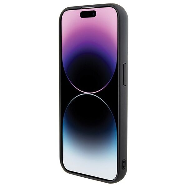 Karl Lagerfeld case for iPhone 15 Pro 6,1&quot; KLHCP15L3DMKRLK black HC 3D Multi Logo 3666339164331