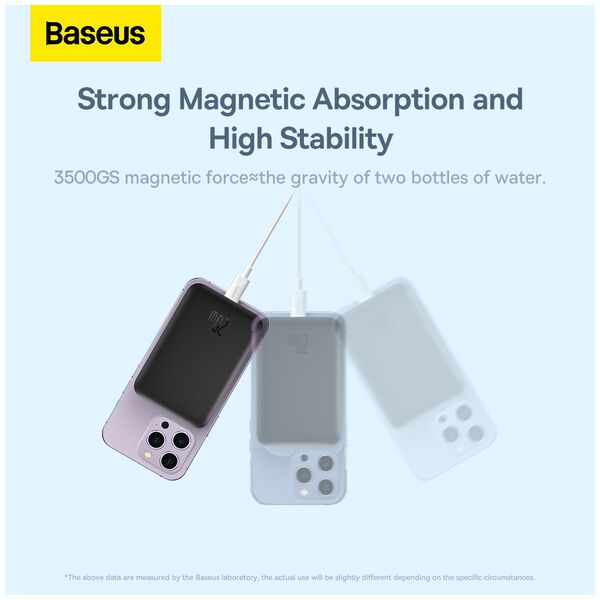 Baseus power bank magnetic Mini 20W 10000mAh black 6932172620622