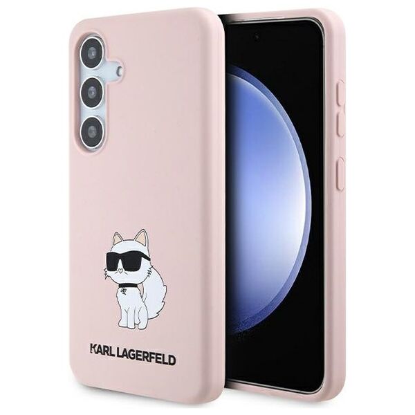 Karl Lagerfeld case for Samsung Galaxy S24 Plus KLHCS24MSNCHBCP pink HC SILICONE NFT CHOUPETTE 3666339242367