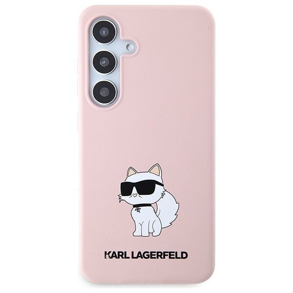 Karl Lagerfeld case for Samsung Galaxy S24 Plus KLHCS24MSNCHBCP pink HC SILICONE NFT CHOUPETTE 3666339242367