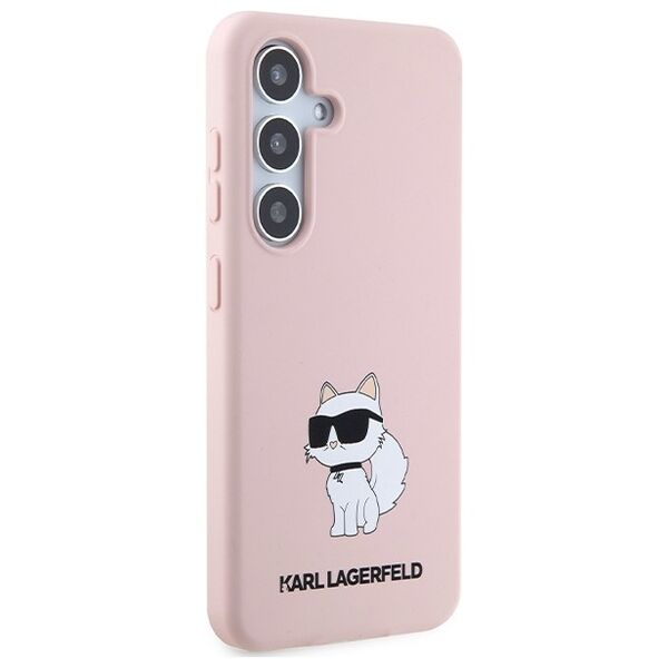 Karl Lagerfeld case for Samsung Galaxy S24 Plus KLHCS24MSNCHBCP pink HC SILICONE NFT CHOUPETTE 3666339242367