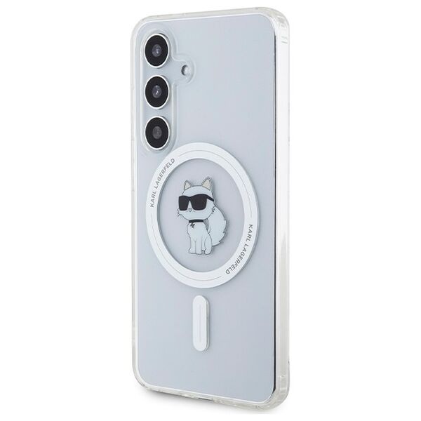Karl Lagerfeld case for Samsung Galaxy S24 KLHMS24SHFCCNOT transparent HC MAGSAFE IML C 3666339243111