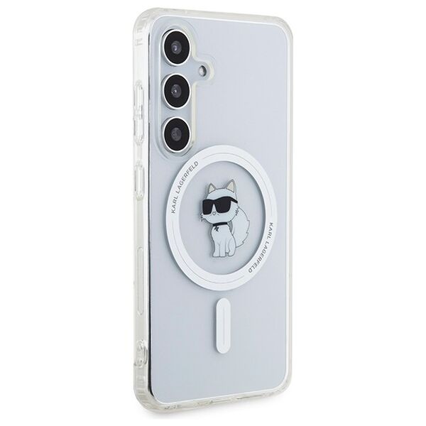 Karl Lagerfeld case for Samsung Galaxy S24 KLHMS24SHFCCNOT transparent HC MAGSAFE IML C 3666339243111
