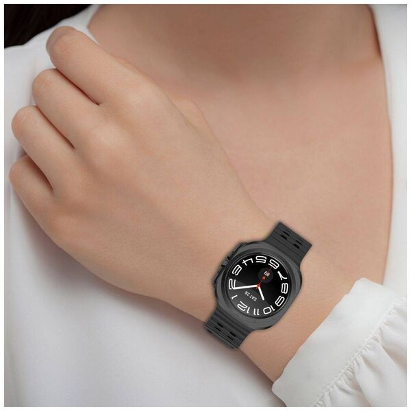 Strap for SAMSUNG GALAXY WATCH ULTRA (47MM) Tech-Protect IconBand Pro black 5906302312276