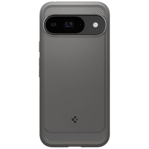 Case for GOOGLE PIXEL 9 / 9 PRO Spigen Rugged Armor Marble gray 8809971227186