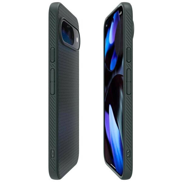 Case GOOGLE PIXEL 9 PRO XL Spigen Liquid Air Abyss green 8809971226561