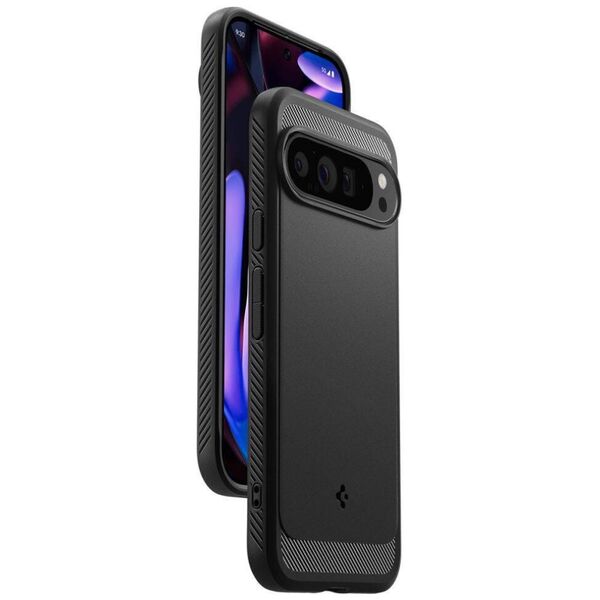 Case for GOOGLE PIXEL 9 PRO XL Spigen Rugged Armor Matte black 8809971226585