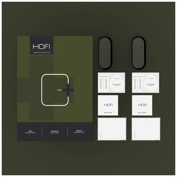 Hybrid Glass XIAOMI SMART BAND 9 / 9 NFC Hofi Hybrid Pro+ 2-pack black 5906302375868