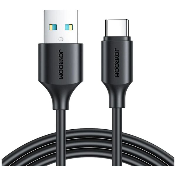 JoyRoom USB to Type-C Cable, Fast Charging, 480Mbps, 3A, 0.25m - JoyRoom (S-UC027A9) - Black 6956116733223 έως 12 άτοκες Δόσεις