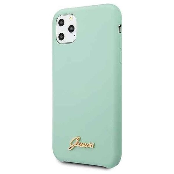 Original Case IPHONE 11 PRO Guess Hard Case Silicone Vintage Gold Logo (GUHCN58LSLMGG) mint 3700740471869