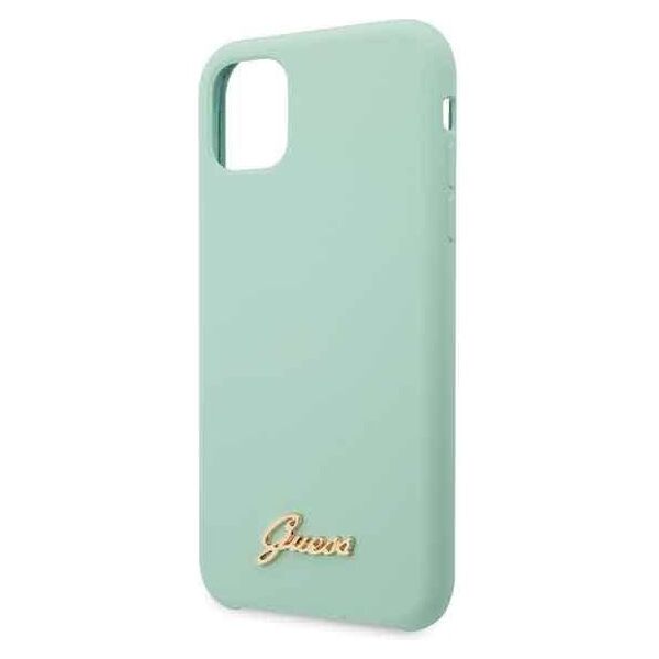 Original Case IPHONE 11 PRO Guess Hard Case Silicone Vintage Gold Logo (GUHCN58LSLMGG) mint 3700740471869