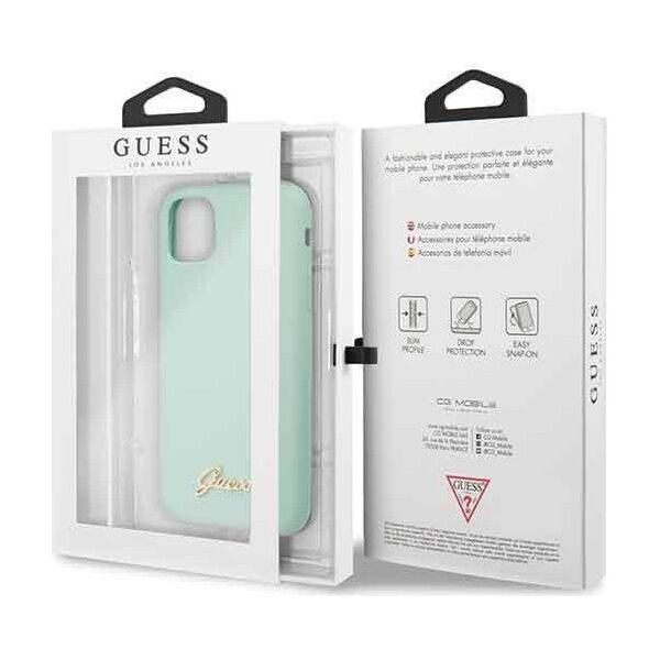 Original Case IPHONE 11 PRO Guess Hard Case Silicone Vintage Gold Logo (GUHCN58LSLMGG) mint 3700740471869