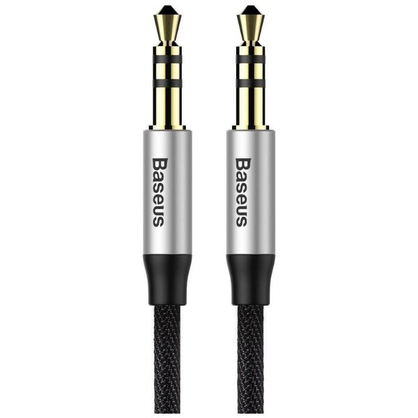 Baseus Cable 3.5mm male - 3.5mm male Black 1.5m (CAM30-CS1) (BASCAM30-CS1) έως 12 άτοκες Δόσεις