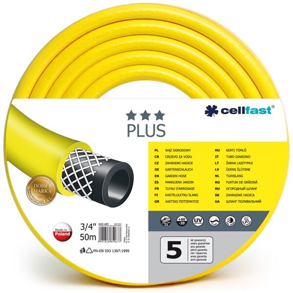 Cellfast Wąż ogrodowy Plus 3/4" 50m (10-221)