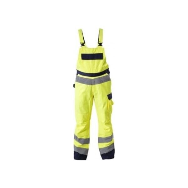 Lahti Pro Spodnie ostrzegawcze ogrodniczki Premium żółte S (L4110701)