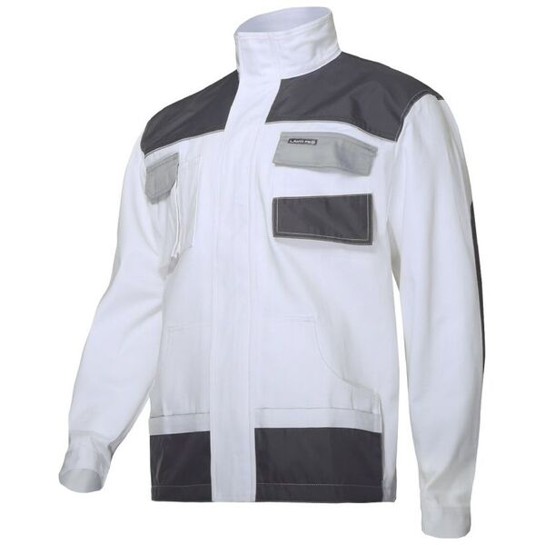 Lahti Pro Bluza Biało-szara 100% Bawełna XL/56 (L4041356)