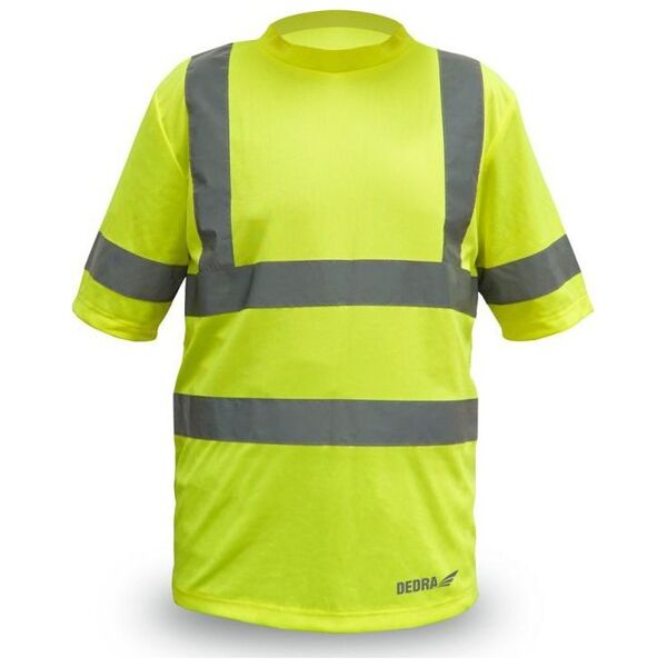 Dedra koszulka męska t-shirt odblaskowa, żółta rozmiar M (BH81T1-M)