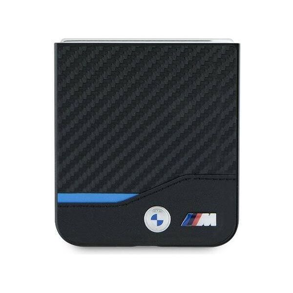 Original Case SAMSUNG GALAXY Z FLIP 6 BMW Hardcase Carbon Blue Line (BMHCZF622NBCK) black 3666339125301