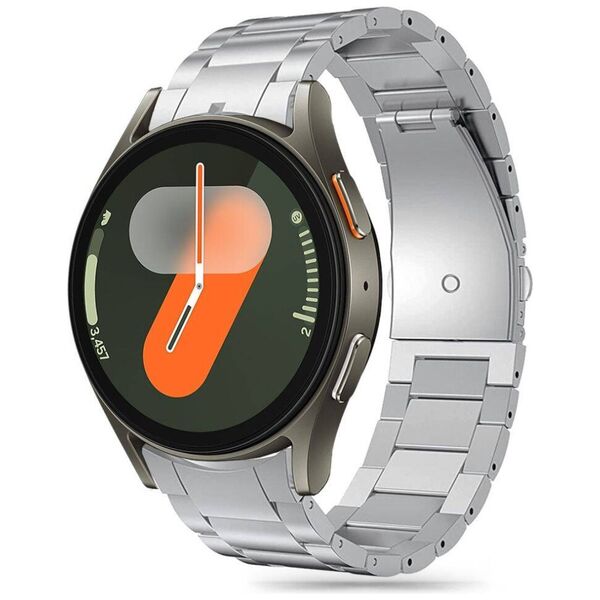 Strap for SAMSUNG GALAXY WATCH 4 / 5 / 5 PRO / 6 / 7 / FE Tech-Protect Stainless silver 5906302313754