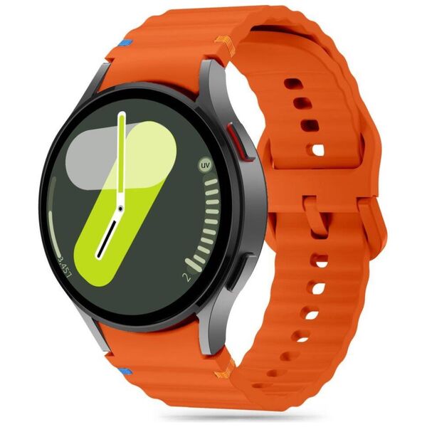 Strap for SAMSUNG GALAXY WATCH 4 / 5 / 5 PRO / 6 / 7 / FE Tech-Protect Silicone Sport orange 5906302313457